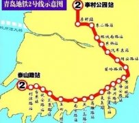 青岛地铁1-16号线完整站点及地标